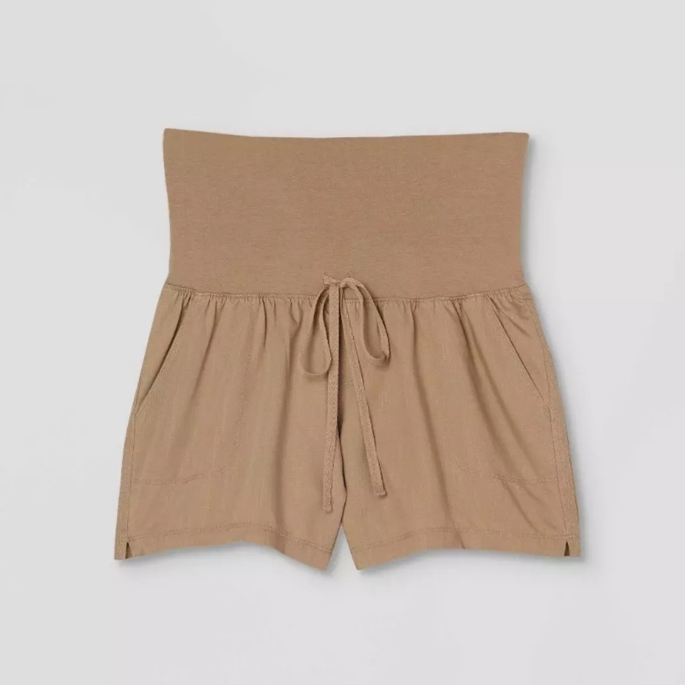Isabel Maternity Pull On Twill Short